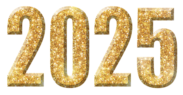 2025 Gold Large PNG Image | Gallery Yopriceville - High-Quality Free